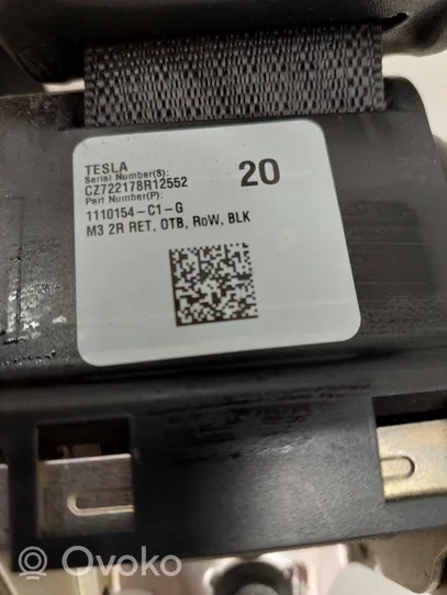 Tesla Model 3 Pas bezpieczeństwa fotela tylnego 111015401G