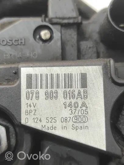 Audi A4 S4 B7 8E 8H Generator/alternator 078903016AB