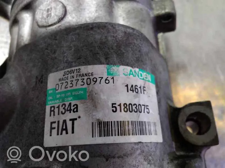 Fiat Linea Ilmastointilaitteen kompressorin pumppu (A/C) 07237309761