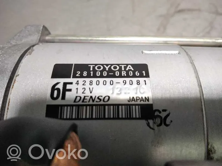 Toyota Auris E180 Démarreur 281000R061