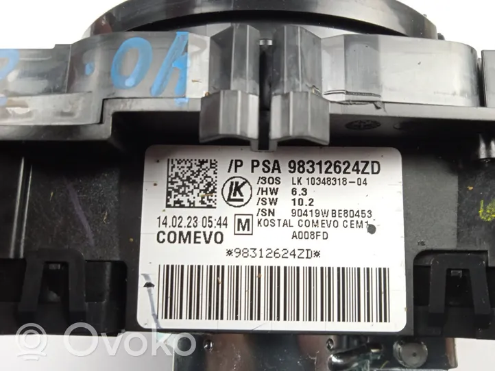 Citroen Berlingo Interruttore/pulsante di controllo multifunzione 98312624ZD