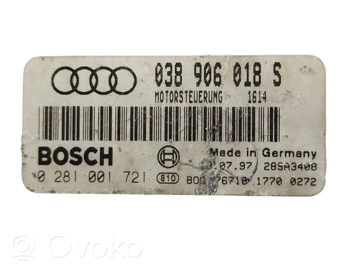 Audi A4 S4 B5 8D Блок управления двигателя 038906018S