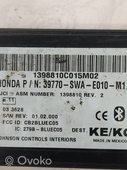 Honda CR-V Moduł / Sterownik Bluetooth 1398810C1