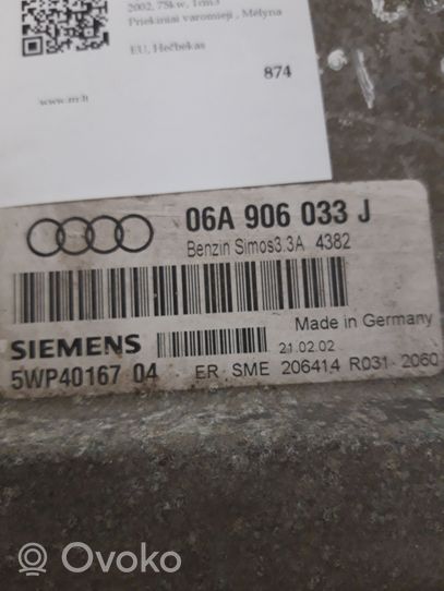 Audi A3 S3 8L Sterownik / Moduł ECU 06A906033J