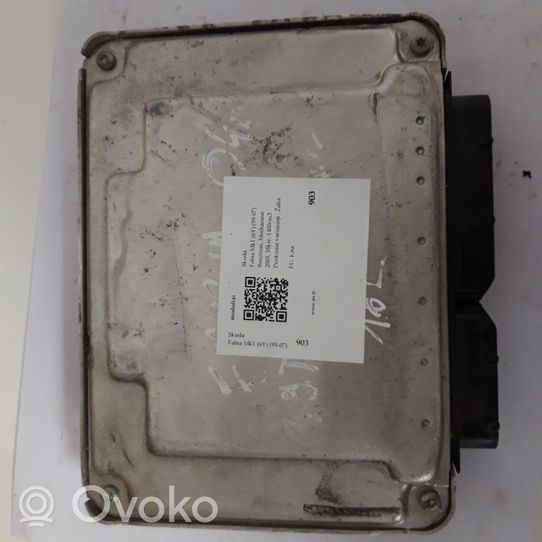 Skoda Fabia Mk1 (6Y) Sterownik / Moduł ECU 038906019KT