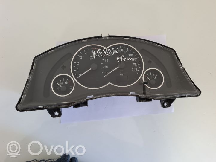 Opel Meriva A Speedometer (instrument cluster) 13173381XT