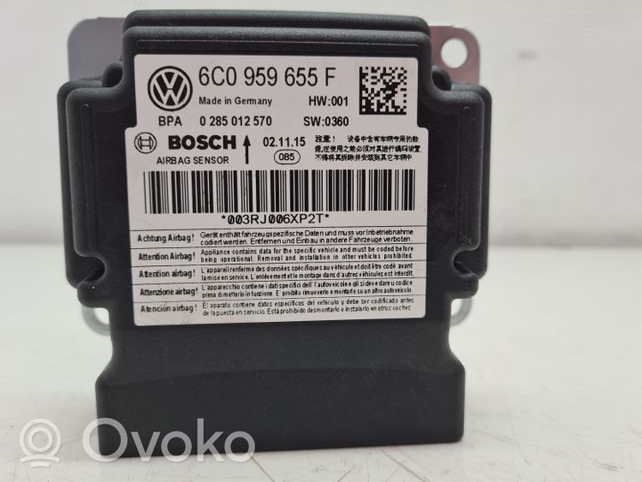 Skoda Fabia Mk3 (NJ) Module de contrôle airbag 6C0959655F