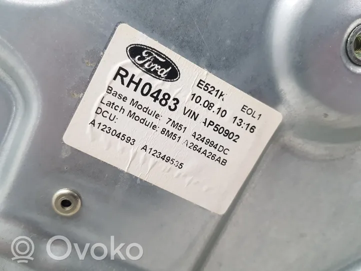 Ford Focus Задний електрический механизм для подъема окна без двигателя 7M51A24994DC