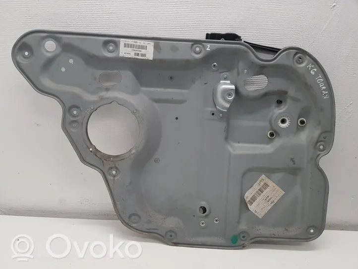 Volkswagen Touran I Takaikkunan nostomekanismi ilman moottoria 1T0839729H