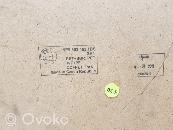 Skoda Octavia Mk3 (5E) Wykładzina bagażnika 5E9863463