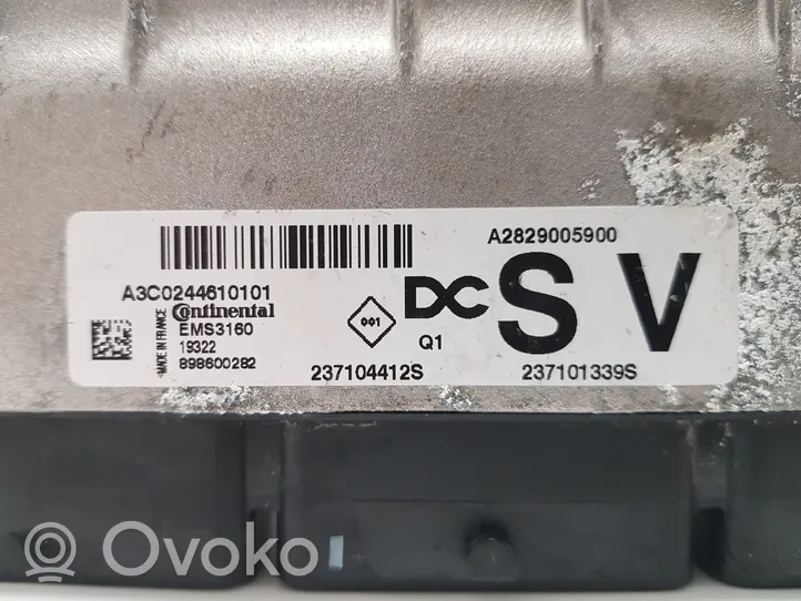 Dacia Lodgy Calculateur moteur ECU 237104412S