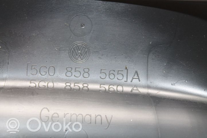 Volkswagen Golf VII Elementy poszycia kolumny kierowniczej 5G0858565A