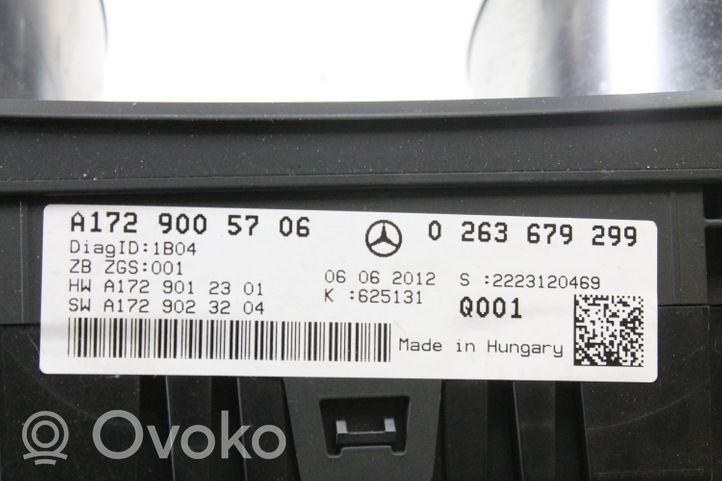 Mercedes-Benz SLK R172 Nopeusmittari (mittaristo) A1729005706