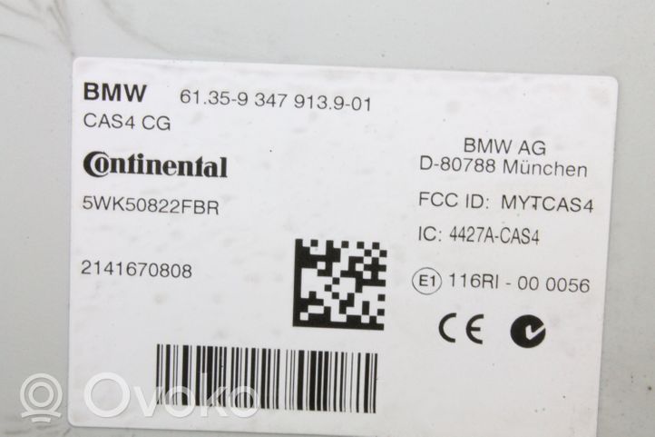 BMW 5 GT F07 Kit centralina motore ECU e serratura 9347913