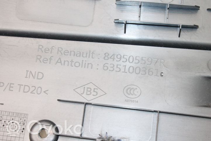 Renault Captur Boczek / Tapicerka / bagażnika 849505597R