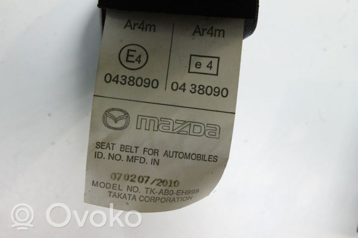 Mazda 3 II Cintura di sicurezza posteriore TKAB0EH895