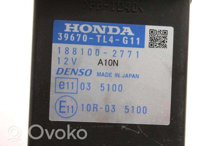 Honda Accord Juego de cerradura y set ECU del motor 0281018056