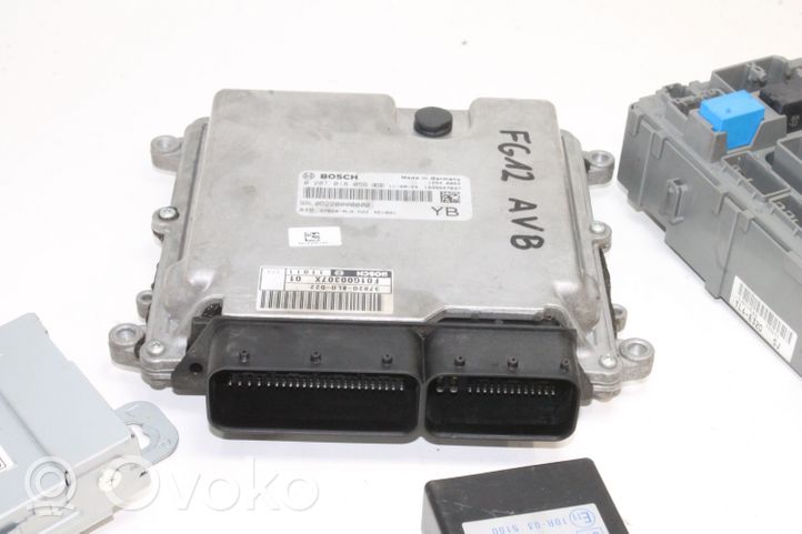 Honda Accord Juego de cerradura y set ECU del motor 0281018056