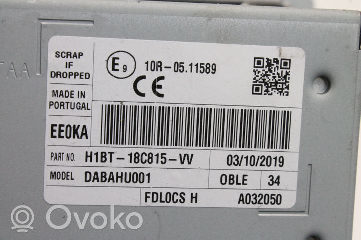 Ford Fiesta Radio/CD/DVD/GPS-pääyksikkö H1BT18C815VV