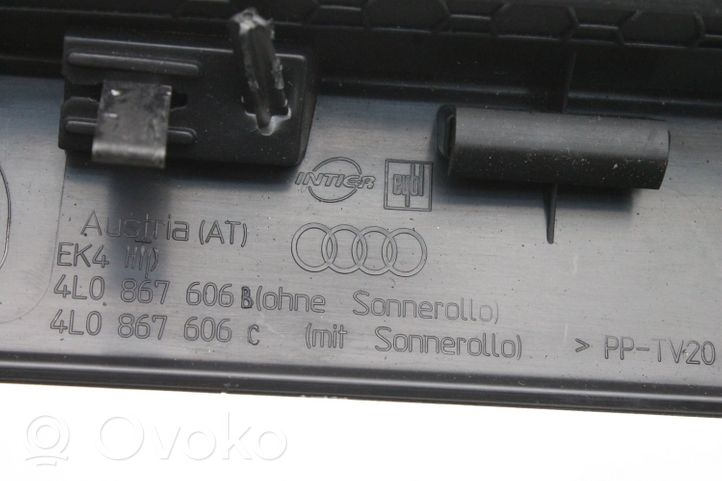 Audi Q7 4L Garniture latérale de console centrale arrière 4L0867606B