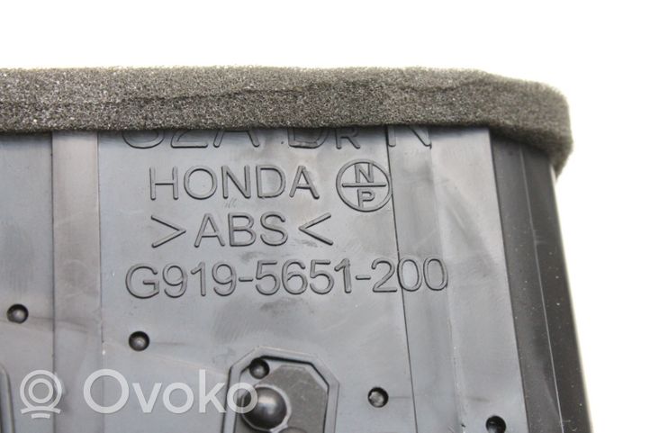 Honda S2000 Kojelaudan tuuletussuuttimen suojalista G9195651200