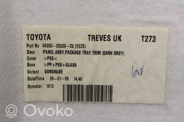 Toyota Avensis T270 Tavarahylly 