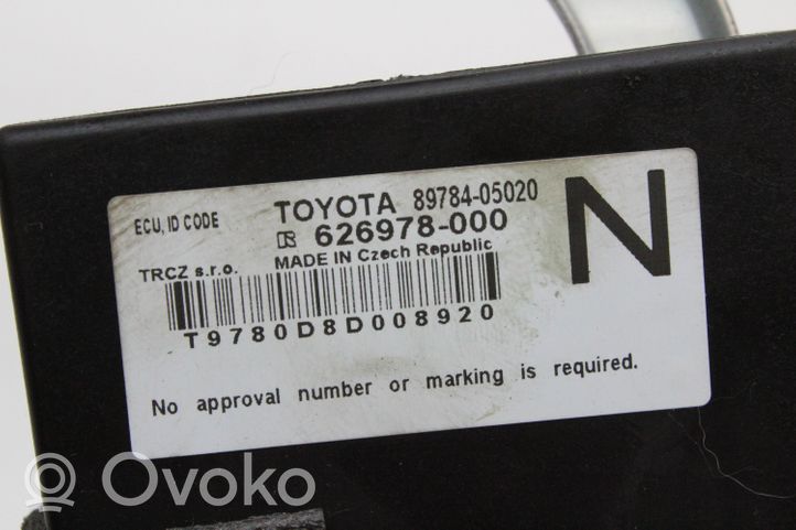 Toyota Avensis T270 Moduł / Sterownik immobilizera 8978405020