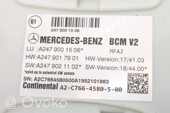 Mercedes-Benz CLA C118 X118 Kiti prietaisai A2479001506