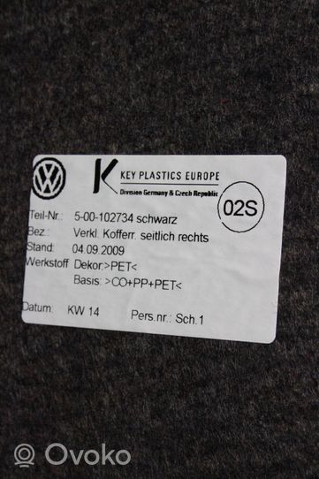Volkswagen PASSAT B7 Panneau, garniture de coffre latérale 3AF867428B
