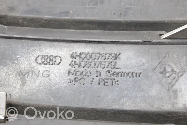 Audi A8 S8 D4 4H Etupuskurin alempi jäähdytinsäleikkö 4H0807679K