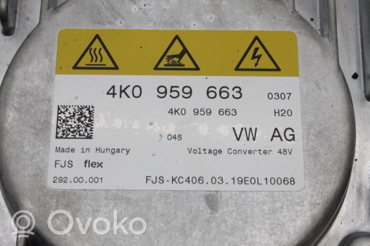 Audi A7 S7 4K8 Convertitore di tensione inverter 4K0959663