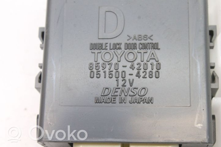 Toyota RAV 4 (XA40) Sterownik / Moduł centralnego zamka 8597042010