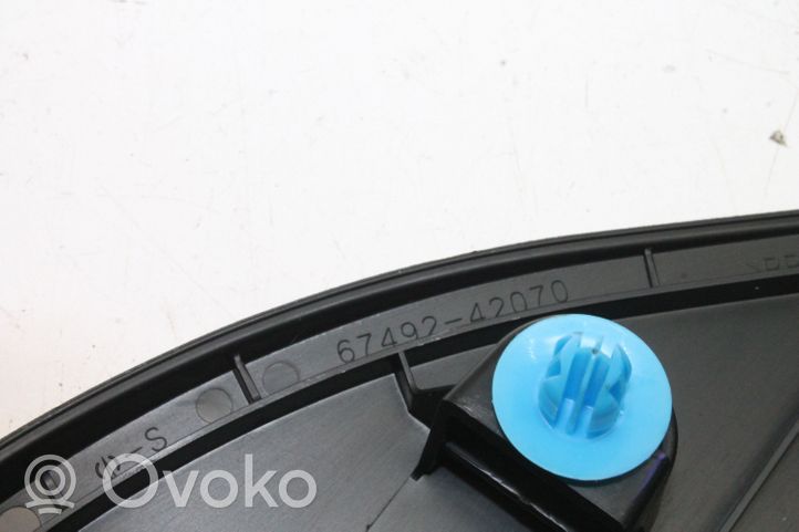 Toyota RAV 4 (XA40) Copertura in plastica per specchietti retrovisori esterni 6749242070