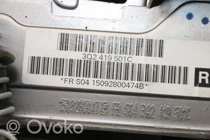 Volkswagen PASSAT B8 Steering rack mechanical part 3Q2419501C