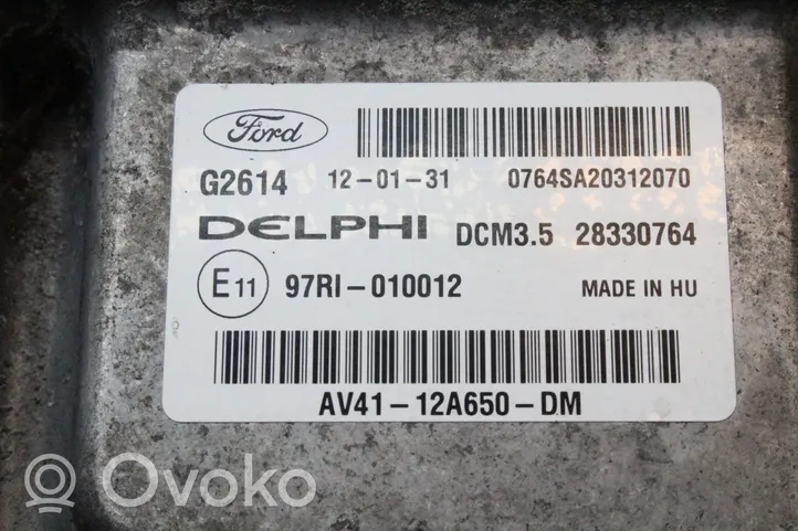 Ford Kuga I Kit calculateur ECU et verrouillage AV4112A650DM