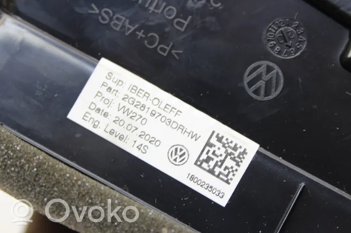 Volkswagen Polo VI AW Garniture, panneau de grille d'aération 2G2819703D