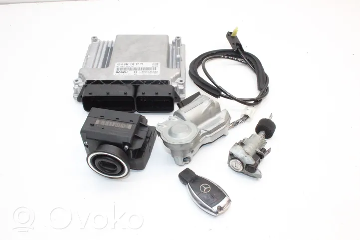 Mercedes-Benz CLK A209 C209 Kit centralina motore ECU e serratura A6461509777