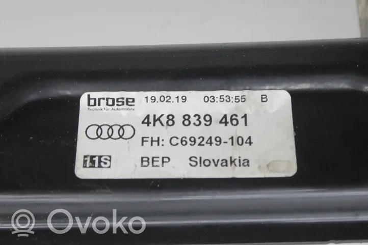 Audi A7 S7 4K8 Elektryczny podnośnik szyby drzwi tylnych 4K8839461