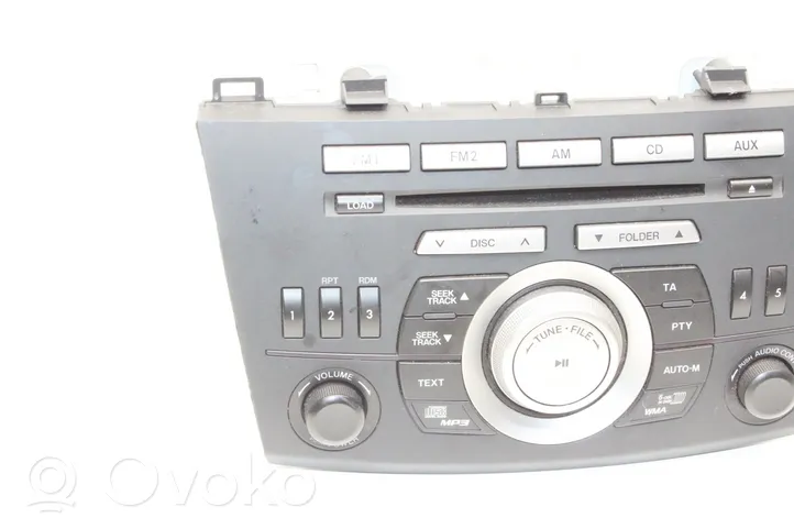 Mazda 3 II Radio/CD/DVD/GPS-pääyksikkö BFH766ARX