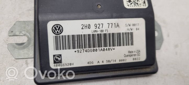 Volkswagen Amarok Door central lock control unit/module 2H0927771A