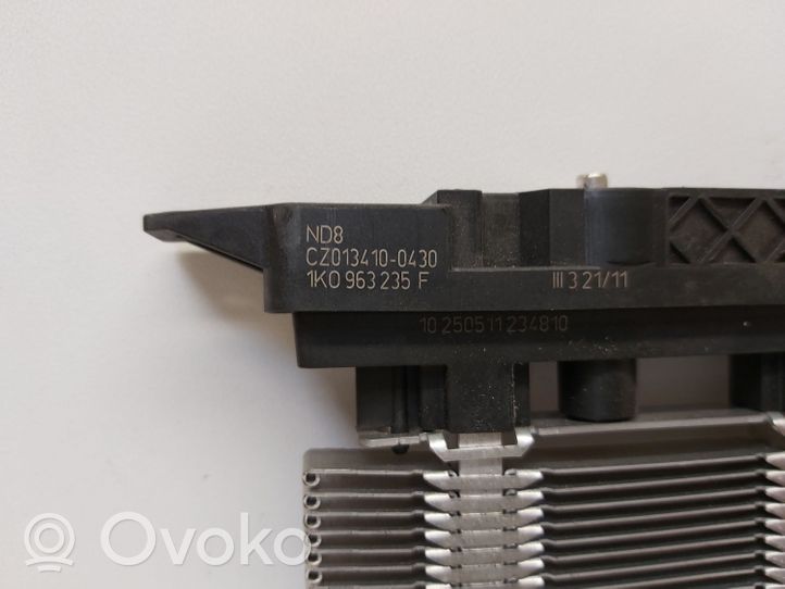 Volkswagen PASSAT B7 Radiateur électrique de chauffage auxiliaire 1K0963235F