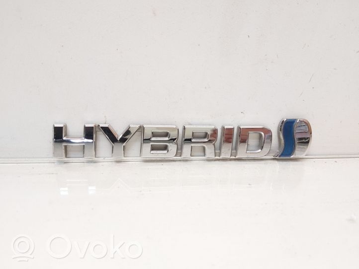 Toyota Corolla E210 E21 Logo, emblème de fabricant HYBRID