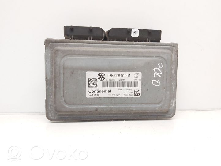 Volkswagen Polo V 6R Engine control unit/module 03E906019M