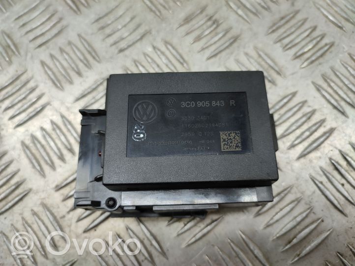 Volkswagen PASSAT CC Komputer / Sterownik ECU i komplet kluczy 3C0905843