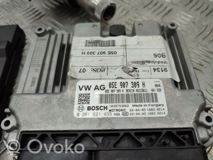 Volkswagen T-Roc Kit centralina motore ECU e serratura 05E907309H