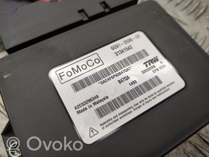 Volvo S80 Moduł / Sterownik hamulca ręcznego 6G912598CF