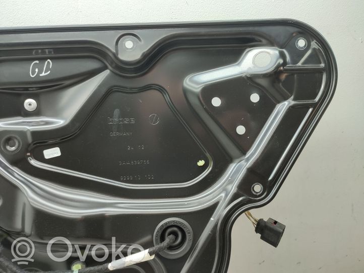 Volkswagen PASSAT B7 Rear window lifting mechanism without motor 