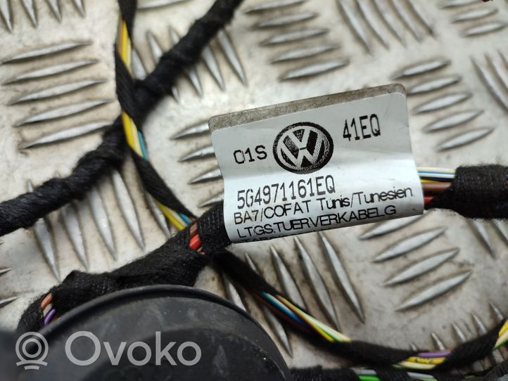 Volkswagen Golf VII Faisceau de câblage de porte avant 5G4971161