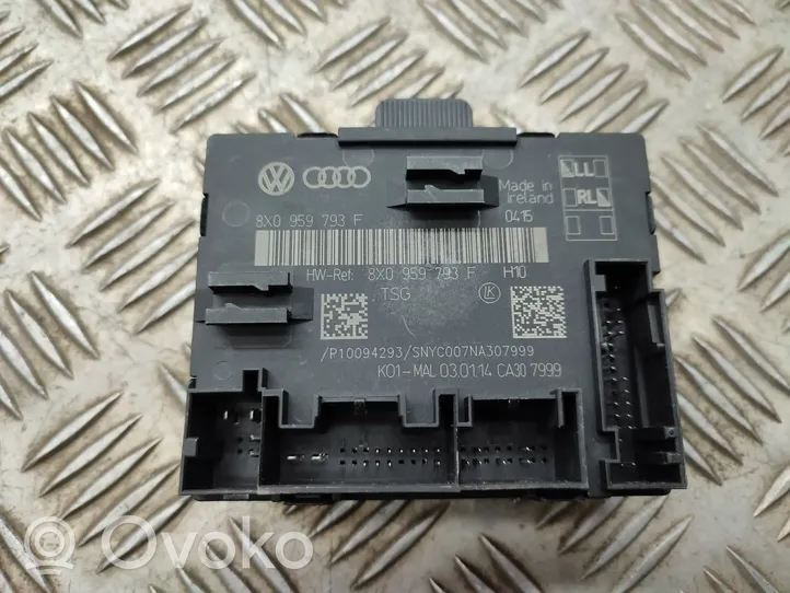 Audi A1 Durų elektronikos valdymo blokas 8X0959793F