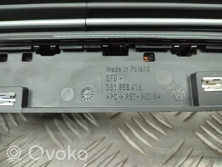 Volkswagen PASSAT B8 Dash center air vent grill 